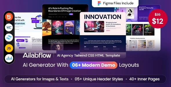 OneSmartSite | Designs » Ailabflow - Tailwind CSS AI Startup ...