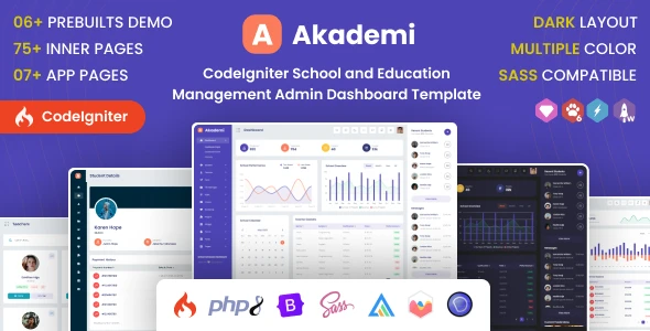 OneSmartSite | Designs » Akademi : CodeIgniter Admin Dashboard Template