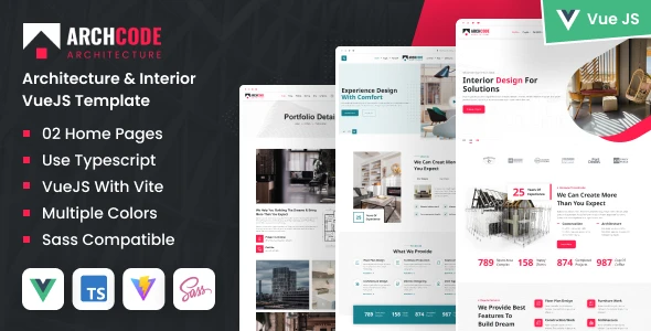 OneSmartSite | Designs » ArchCode - Architecture & Interior VueJS Template