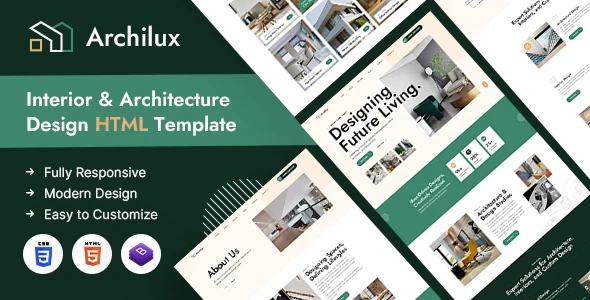 OneSmartSite | Designs » Archilux | Interior & Architecture HTML Template