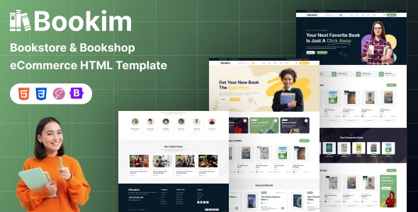 OneSmartSite | Designs » Bookim - Book store & Bookshop eCommerce HTML ...