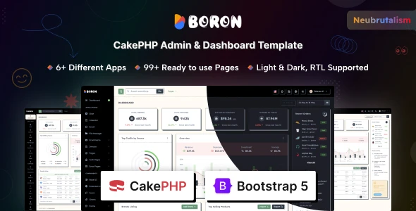 OneSmartSite | Designs » Boron - CakePHP Admin & Dashboard Template