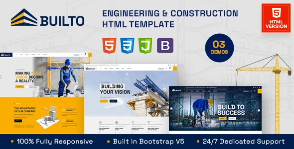 OneSmartSite | Designs » Builto | Engineering Construction HTML Template