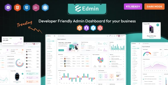 OneSmartSite | Designs » Edmin - Bootstrap Admin Dashboard Html Template