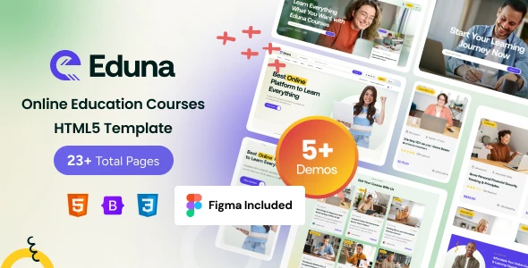 OneSmartSite | Designs » Eduna - Online Education Courses HTML5 Template