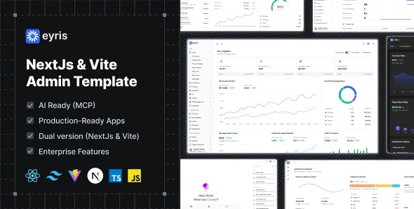 OneSmartSite | Designs » Eyris - React Tailwind Admin Template (NextJs ...