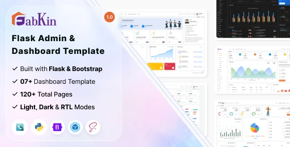 OneSmartSite | Designs » Fabkin - Flask Admin & Dashboard Template
