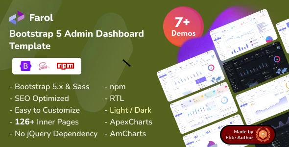 OneSmartSite | Designs » Farol - Bootstrap 5 Admin Dashboard Template