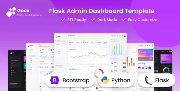 Admin Panel In Python Flask OneSmartSite | Designs » Geex - Flask Admin Dashboard Template