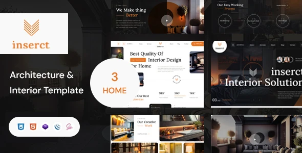 OneSmartSite | Designs » Inserct - Architecture & Interior HTML5 Template
