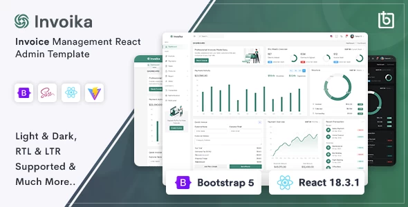 OneSmartSite | Designs » Invoika - React Invoice Management Admin Template