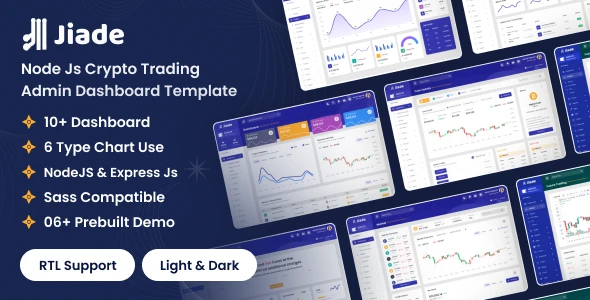 OneSmartSite | Designs » Jiade - Node Js Crypto Trading Admin Dashboard ...