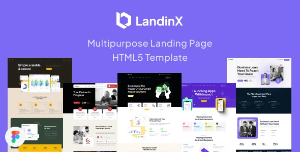 OneSmartSite | Designs » LandinX - Multipurpose Landing Page HTML Template
