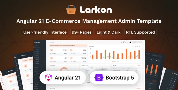 OneSmartSite | Designs » Larkon - Angular 21 Ecommerce Management Admin ...