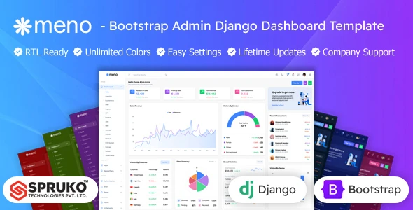 OneSmartSite | Designs » Meno - Bootstrap Admin Django Dashboard Template