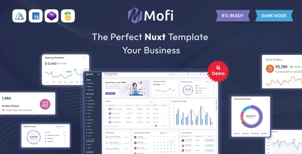 OneSmartSite | Designs » Mofi – Vue Nuxt Admin & Dashboard Template