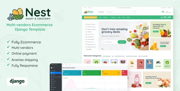 OneSmartSite | Designs » Nest - Multivendor Python Django eCommerce ...