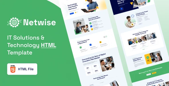 OneSmartSite | Designs » Netwise – IT Solutions & Technology HTML Template