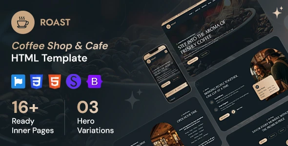 OneSmartSite | Designs » Roast - Coffee Shop & Cafe HTML Template
