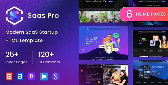 OneSmartSite | Designs » SaaSPro - Startup & SaaS HTML Template