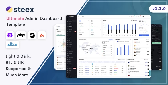 OneSmartSite | Designs » Steex - Ultimate Admin & Dashboard Template