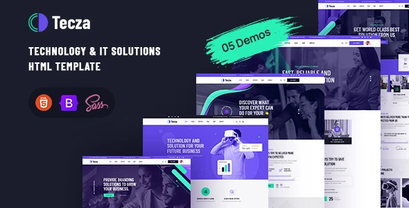 OneSmartSite | Designs » Tecza – Technology & IT Solutions HTML Template
