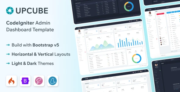 OneSmartSite | Designs » Upcube - CodeIgniter Admin & Dashboard Template