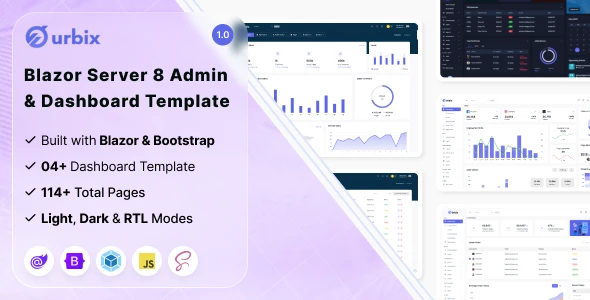 OneSmartSite | Designs » Urbix - Blazor Admin & Dashboard Template
