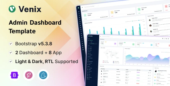 OneSmartSite | Designs » Venix - Bootstrap 5 Admin Dashboard Template