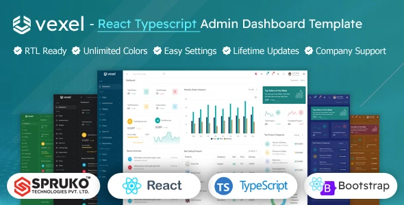 OneSmartSite | Designs » Vexel - React Typescript Dashboard Template