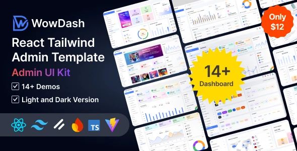 OneSmartSite | Designs » Wowdash – React Tailwind Admin Template (React ...