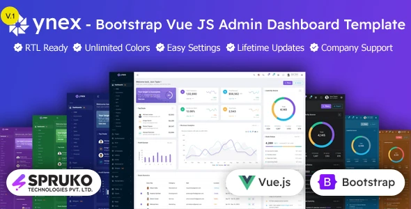 OneSmartSite | Designs » Ynex - Bootstrap Vue JS Admin Dashboard Template