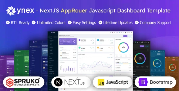 OneSmartSite | Designs » Ynex - NextJs AppRouter Javascript Admin Template