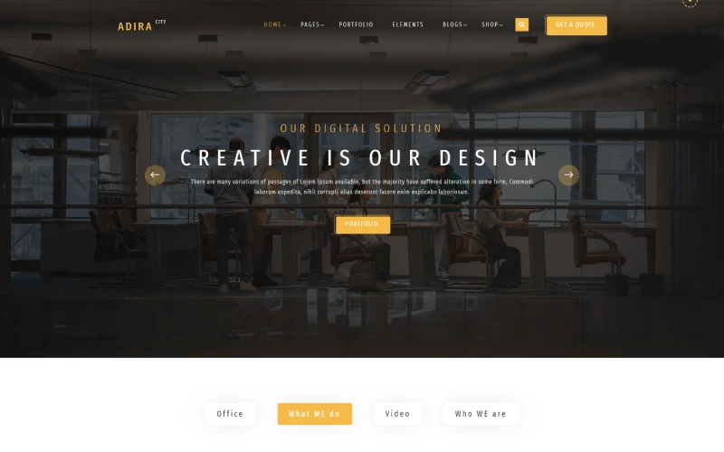 OneSmartSite | Designs » Adira City Architecture & Interior HTML5 Template
