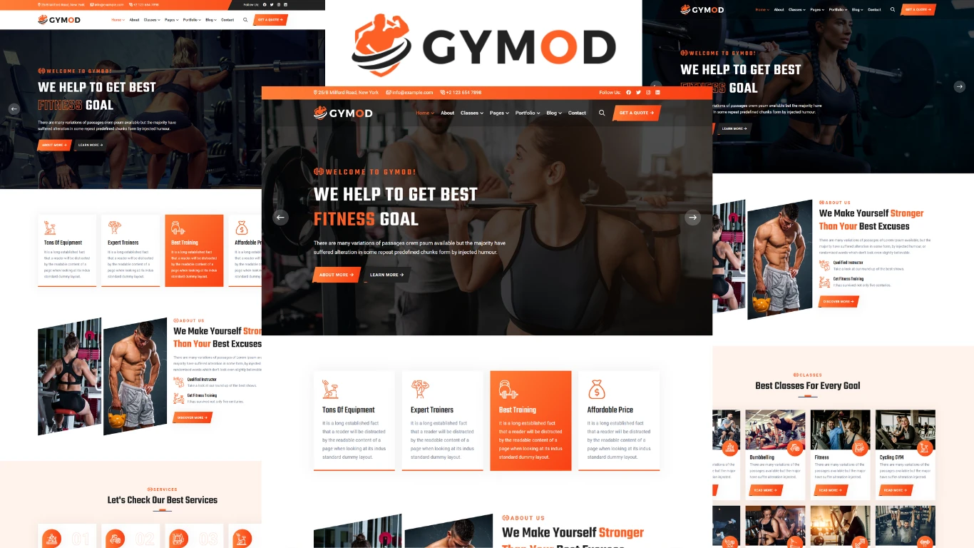 OneSmartSite | Designs » Gymod - Gym and Fitness HTML5 Template
