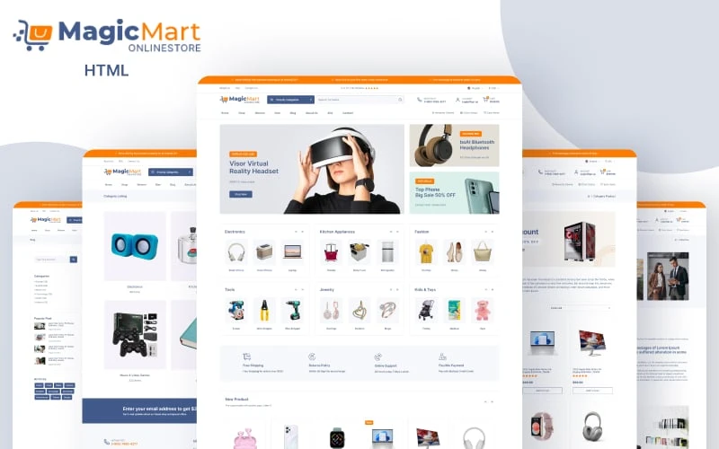 Electronics Section Html OneSmartSite | Designs » Magicmart - Electronics eCommerce HTML Template