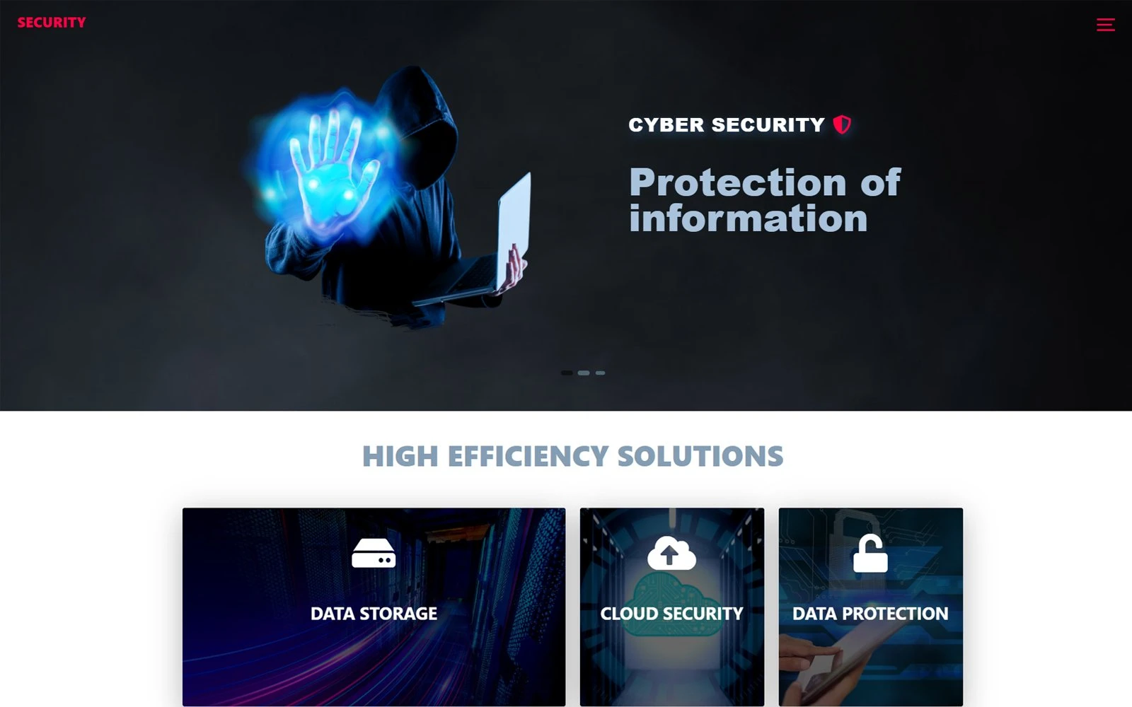OneSmartSite | Designs » Security HTML Site Template